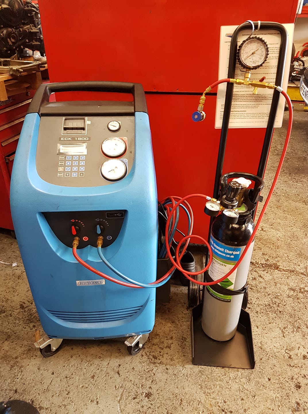 Aircon Testing The Vehicle